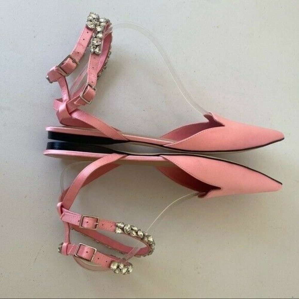 Aminah Abdul Jillil Soleil Ballet Flats Shoes Pink - Picture 5 of 9